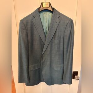 Men’s BluJacket Wool Blaser - 100% Wool, Teal